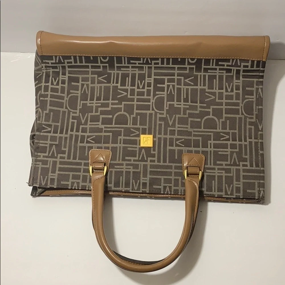 Diane Von Furstenburg monogram satchel bag